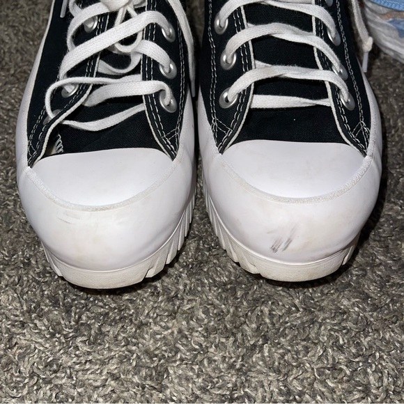 Converse Chuck Taylor All Star Lugged 2.0 High Top Black Canvas Sz 8.5M/10.5W - Picture 7 of 9